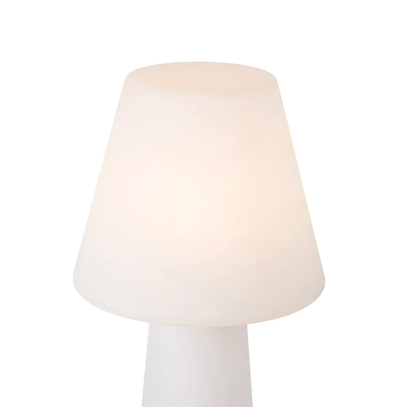 Qazqa Design Buiten Vloerlamp Mushroom Wit Ip44 - Katrijn