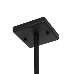 QAZQA Industriële Buiten Hanglamp Zwart Ip44 - Charlois