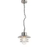 QAZQA Industriële Hanglamp Staal Ip44 - Shell