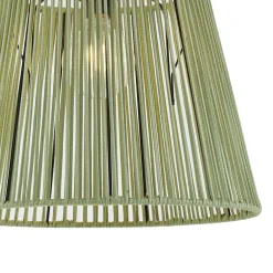Qazqa Japandi Buiten Plafondlamp Met Groen Touw Ip54 - Jayla