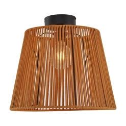 QAZQA Japandi Buiten Plafondlamp Met Oranje Touw Ip54 - Jayla