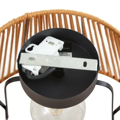 QAZQA Japandi Buiten Plafondlamp Met Oranje Touw Ip54 - Jayla