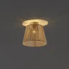 QAZQA Japandi Buiten Plafondlamp Met Beige Touw Ip54 - Jayla