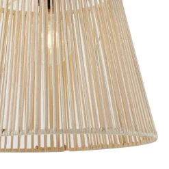 QAZQA Japandi Buiten Plafondlamp Met Beige Touw Ip54 - Jayla