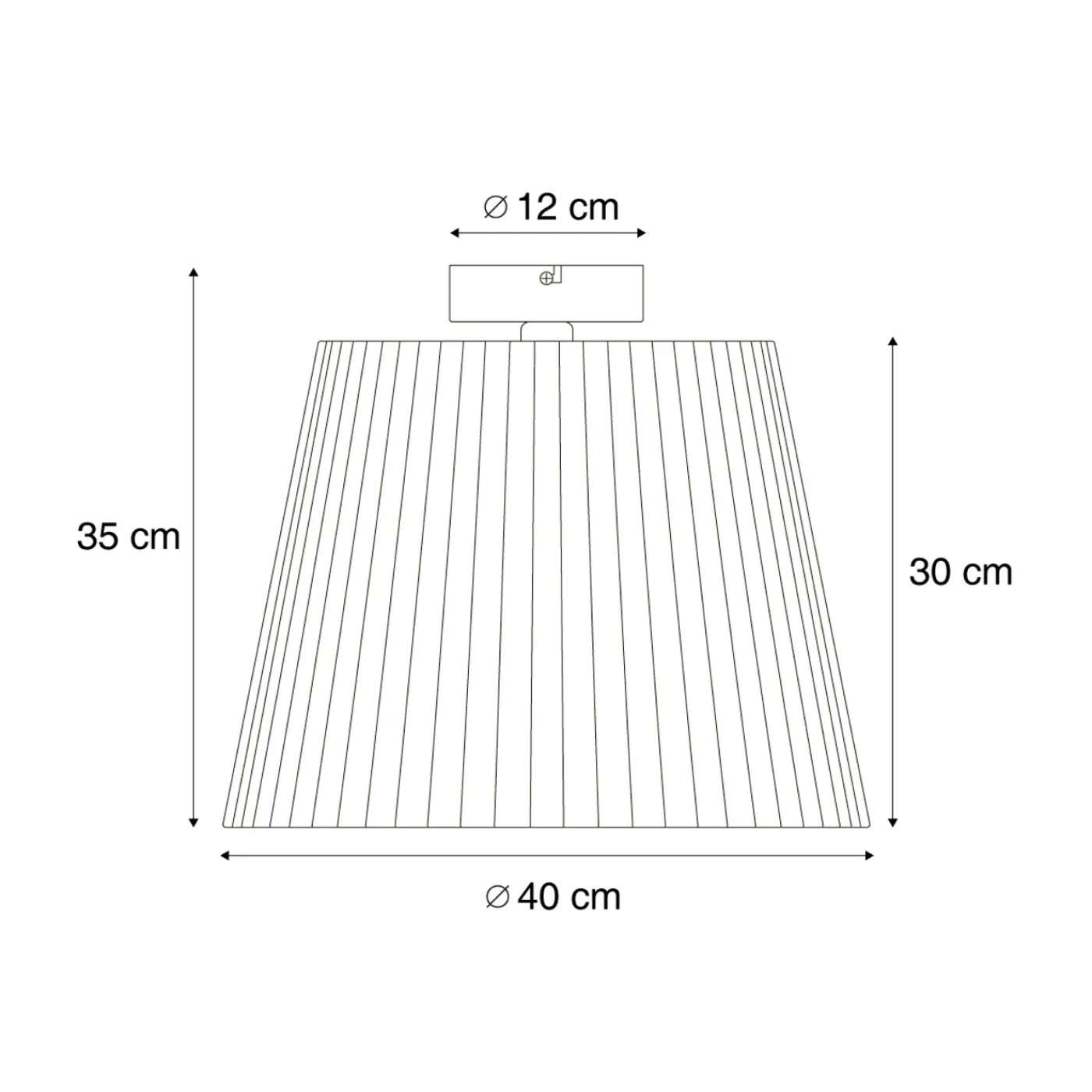 QAZQA Japandi Buiten Plafondlamp Met Beige Touw Ip54 - Jayla