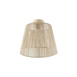 QAZQA Japandi Buiten Plafondlamp Met Beige Touw Ip54 - Jayla