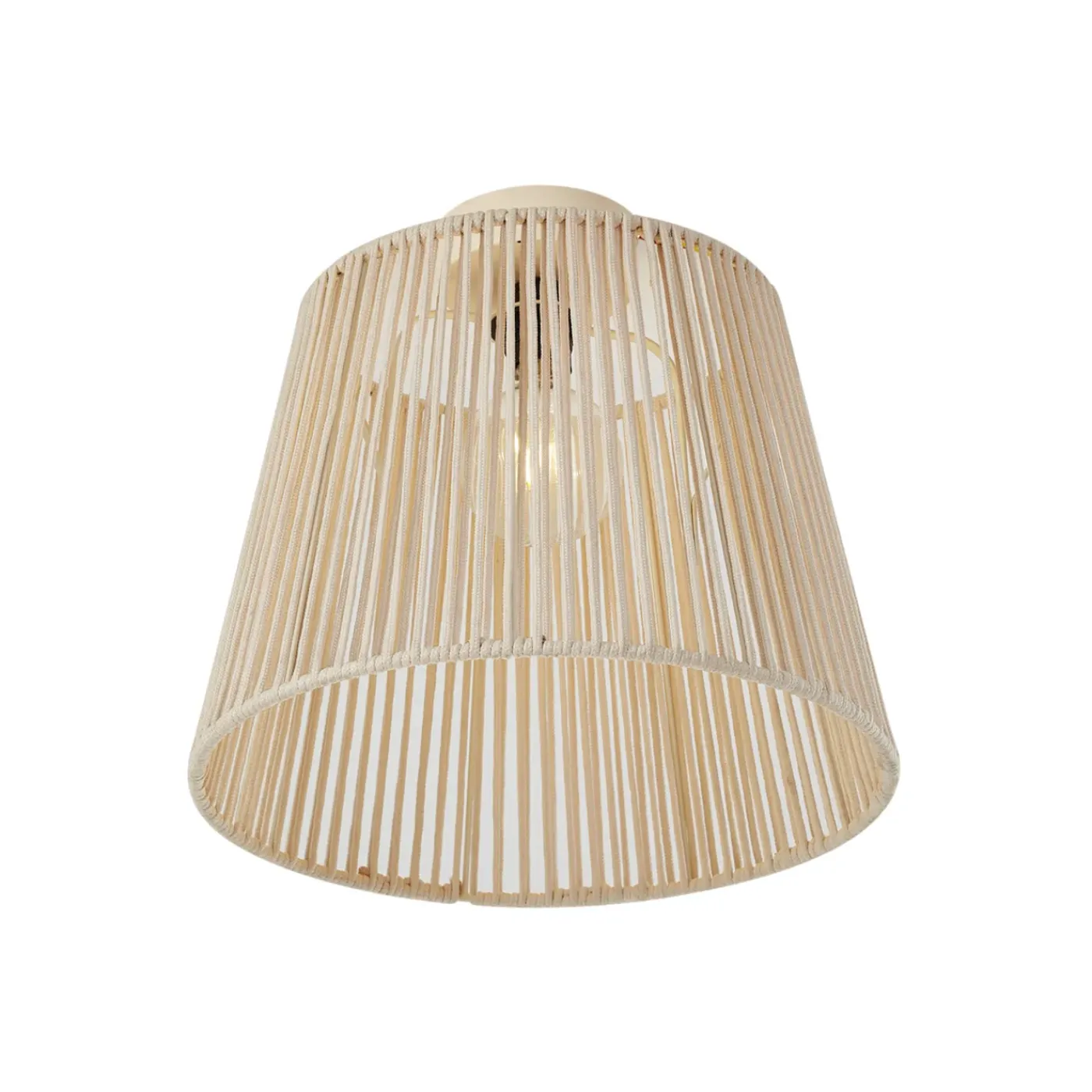 QAZQA Japandi Buiten Plafondlamp Met Beige Touw Ip54 - Jayla