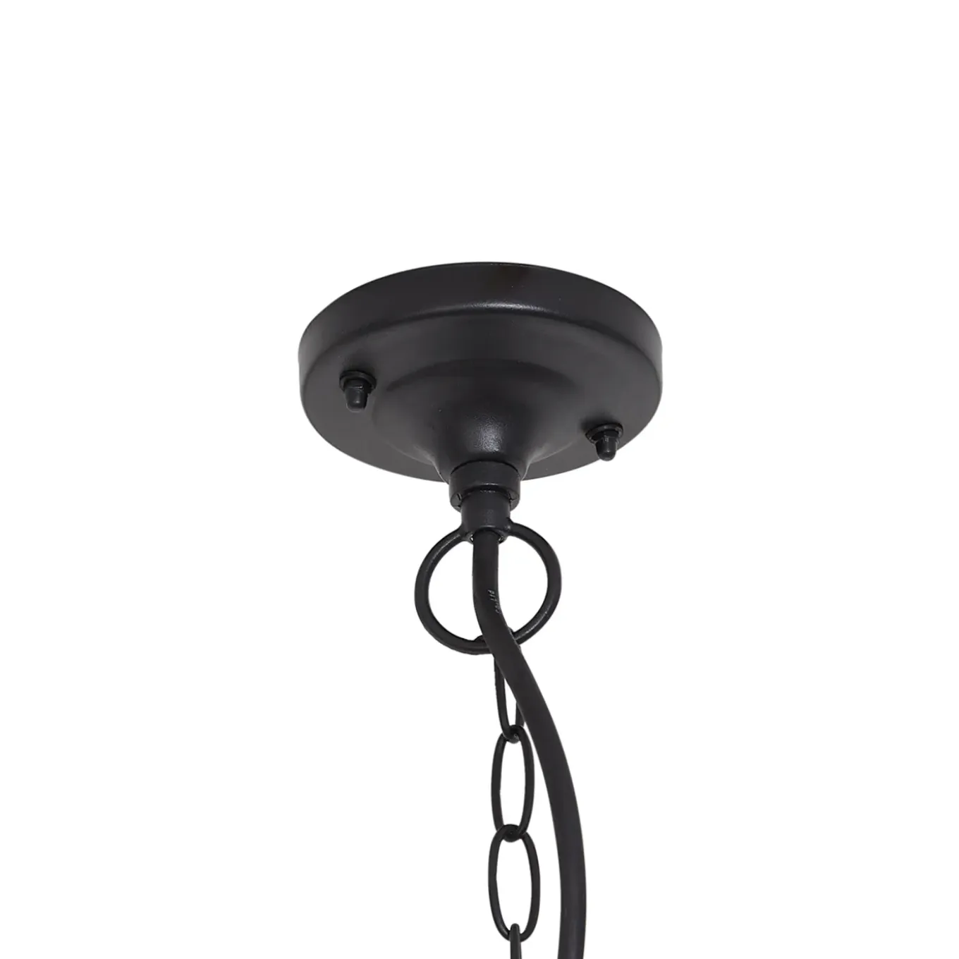 Qazqa Klassieke Buiten Hanglamp Zwart Ip44 - Berta