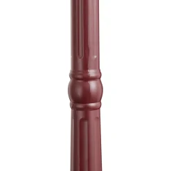 Qazqa Klassieke Buitenlantaarn Donker Rood 213cm Ip44 - Havana