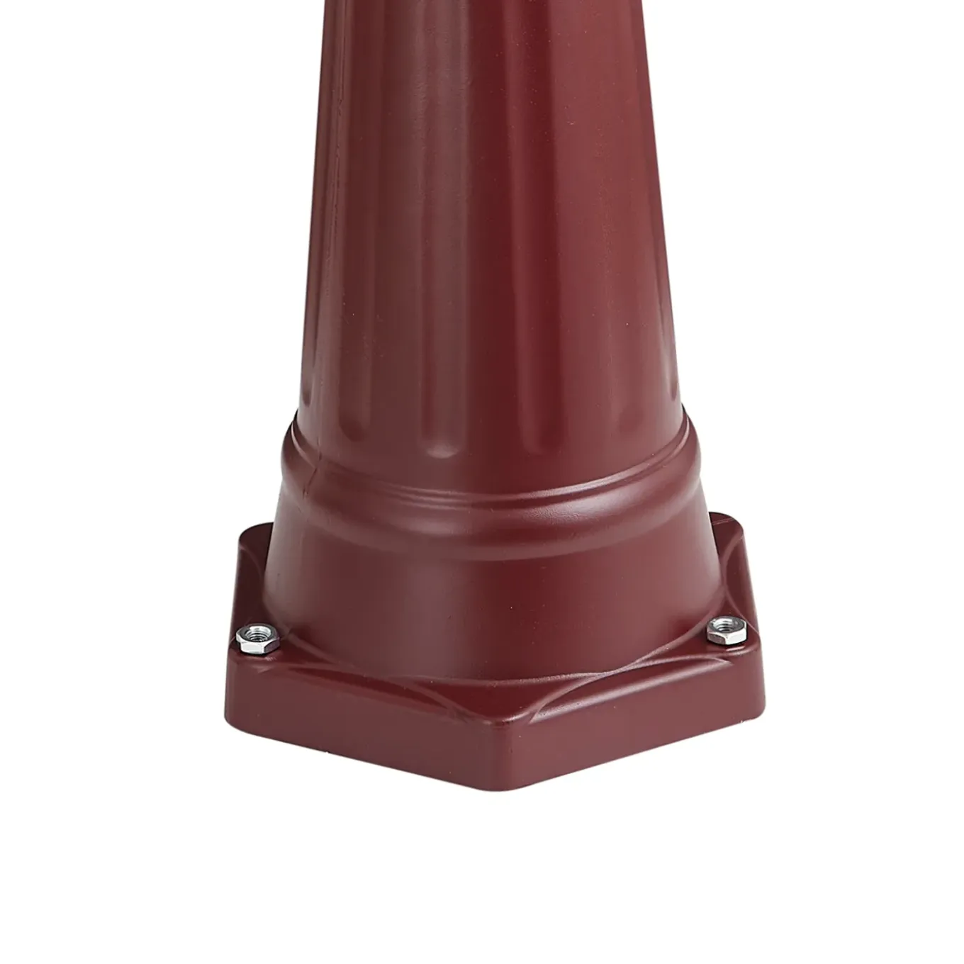 Qazqa Klassieke Buitenlantaarn Donker Rood 213cm Ip44 - Havana