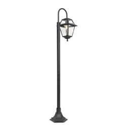 QAZQA Klassieke Buiten Lantaarn Zwart 135 Cm Ip44 - Berta