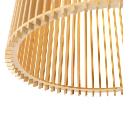 Qazqa Landelijke Buiten Hanglamp Hout Ip44 - Jayla