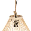 QAZQA Landelijke Buiten Hanglamp Rotan 40x55 Cm - Calamus