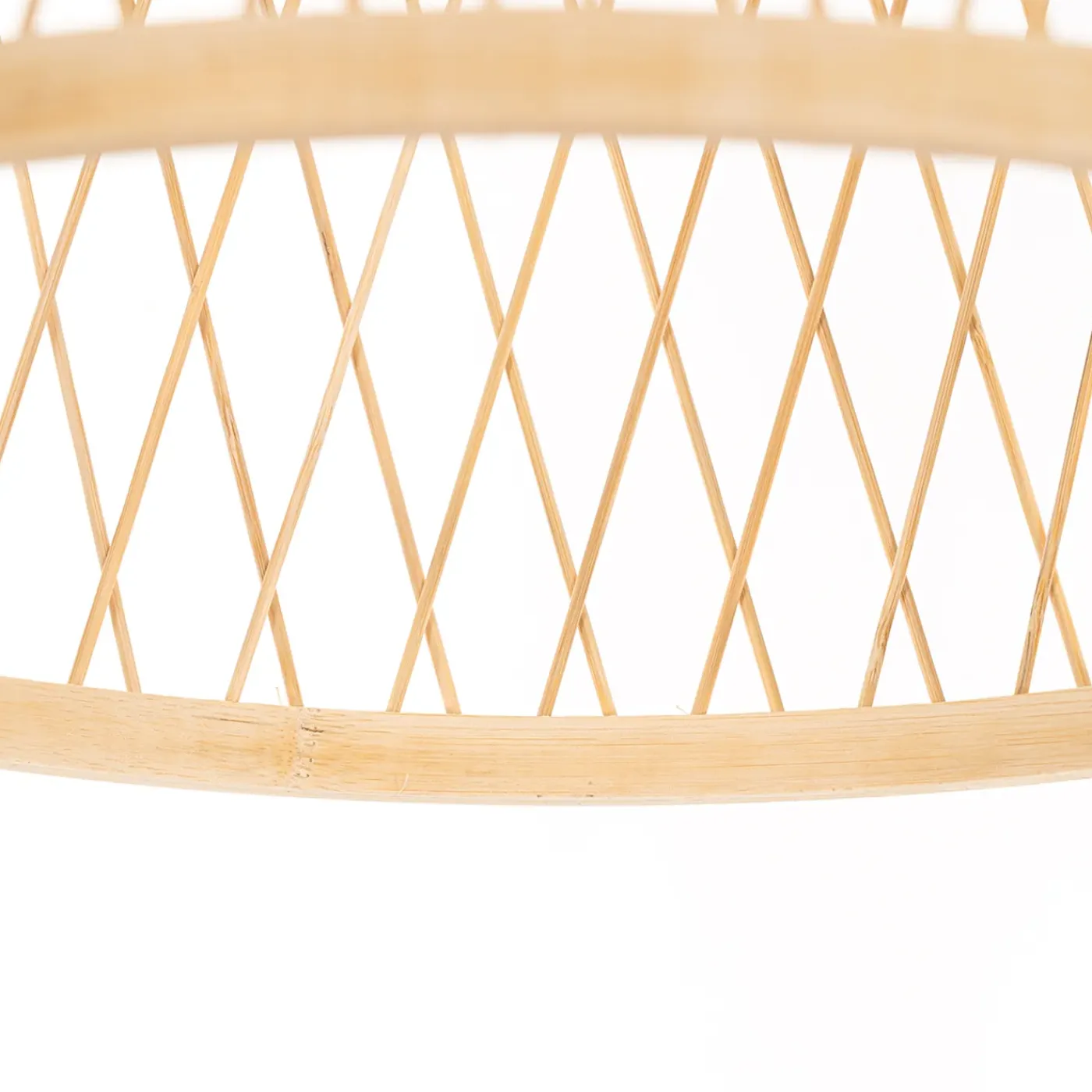 QAZQA Landelijke Buiten Hanglamp Rotan 40x55 Cm - Calamus