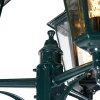 QAZQA Landelijke Buiten Lantaarn Donker Groen 3-lichts Ip44 - New Orleans