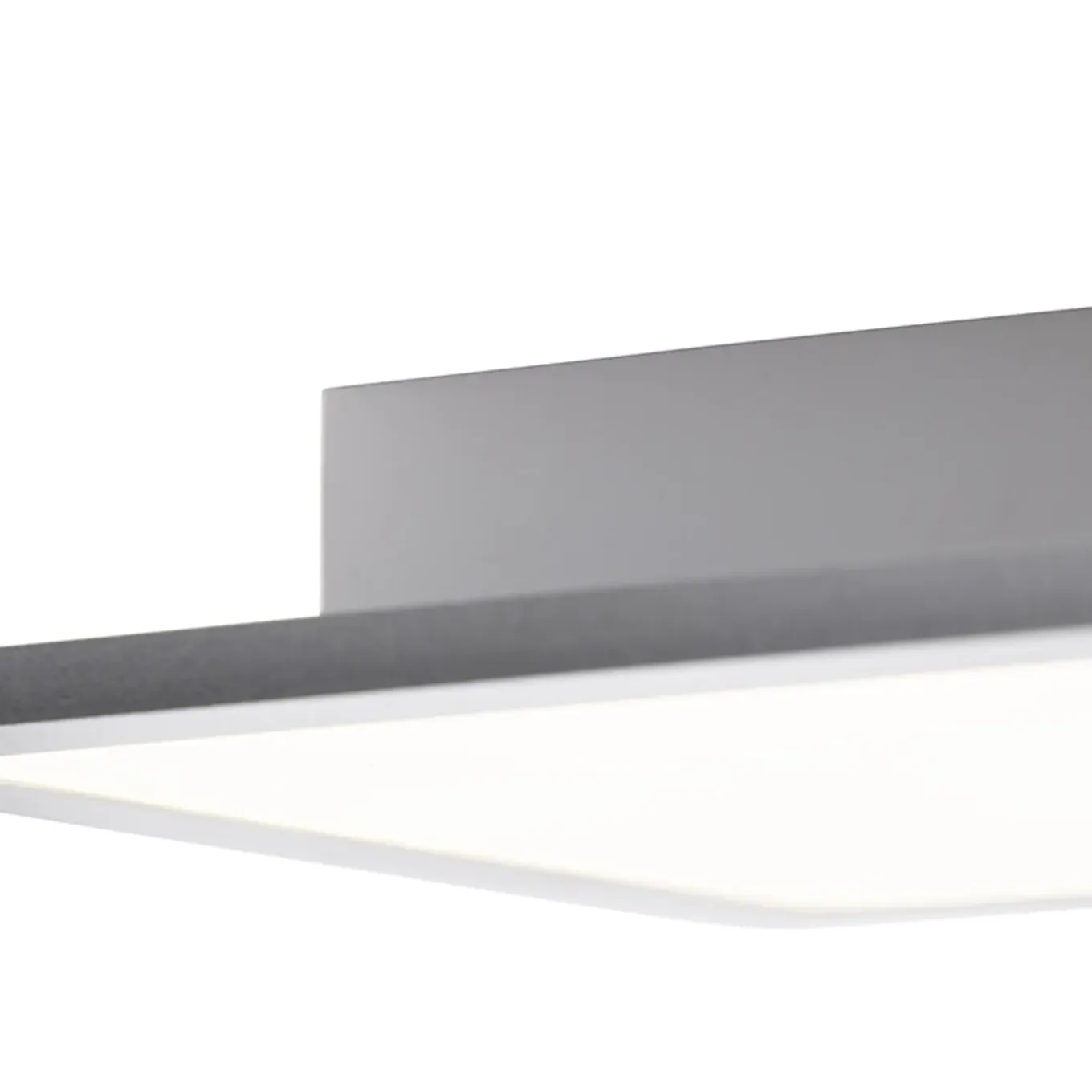 Qazqa Led Paneel Staal 120 Cm Incl. Led Met Afstandsbediening - Liv