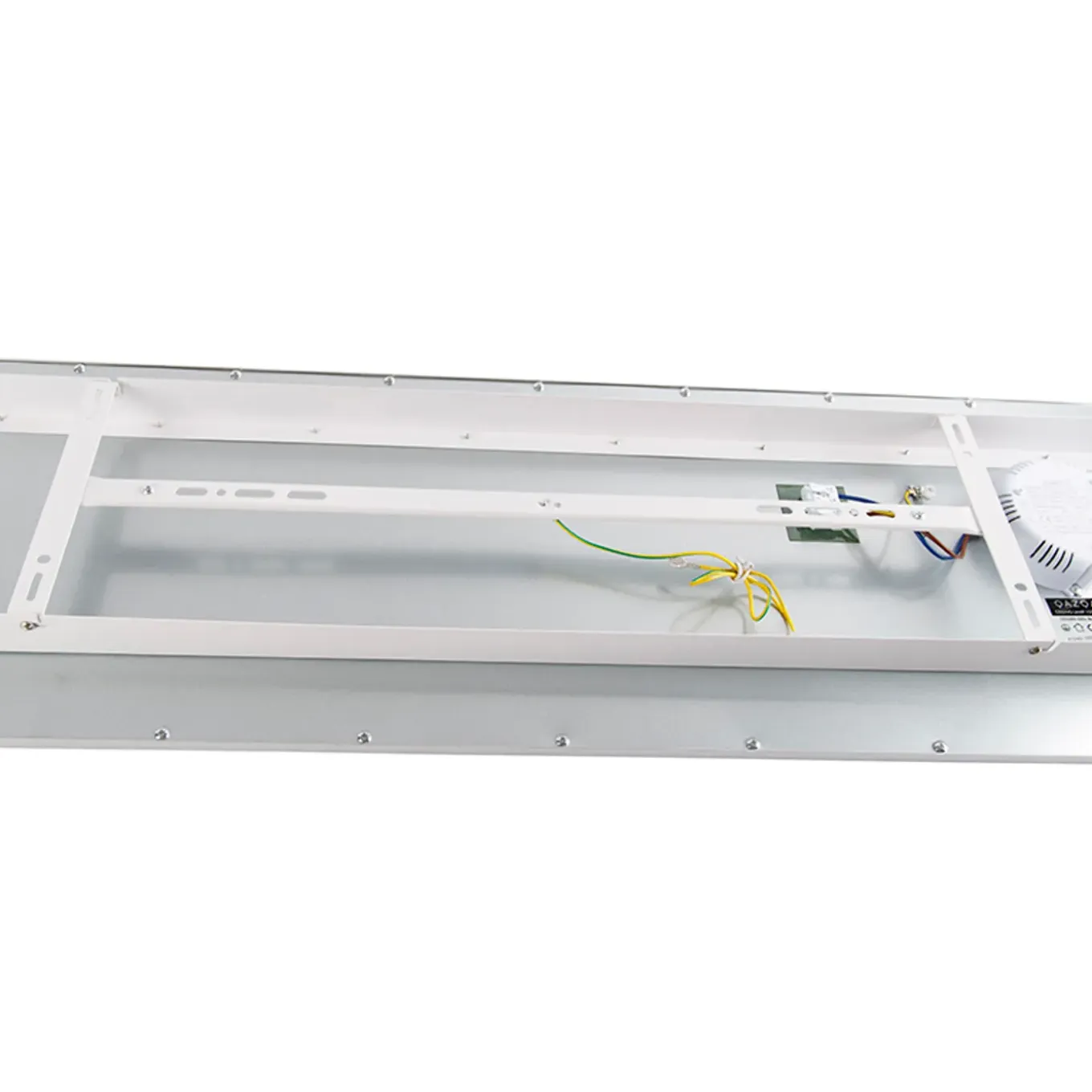 Qazqa Led Paneel Staal 120 Cm Incl. Led Met Afstandsbediening - Liv