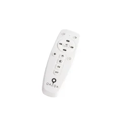 Qazqa Led Paneel Staal 120 Cm Incl. Led Met Afstandsbediening - Liv