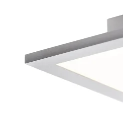 Qazqa Led Paneel Staal 120 Cm Incl. Led Met Afstandsbediening - Liv