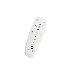 QAZQA Led Paneel Staal 120 Cm Incl. Led Met Afstandsbediening - Liv