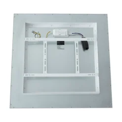 Qazqa Led Paneel Wit Vierkant Incl. Led 3-staps Dimbaar - Reeves