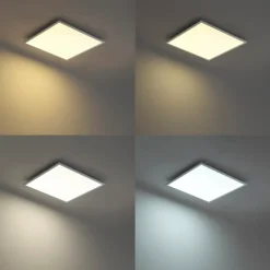 Qazqa Led Paneel Wit Vierkant Incl. Led 3-staps Dimbaar - Reeves