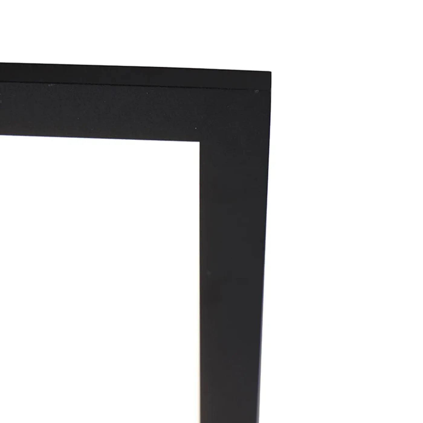 QAZQA Led Paneel Zwart 40 Cm Incl. Led Met Afstandsbediening - Live