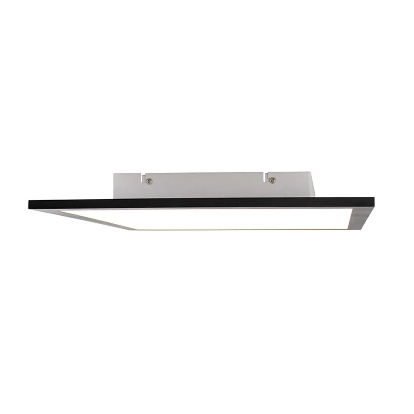 QAZQA Led Paneel Zwart 40 Cm Incl. Led Met Afstandsbediening - Live