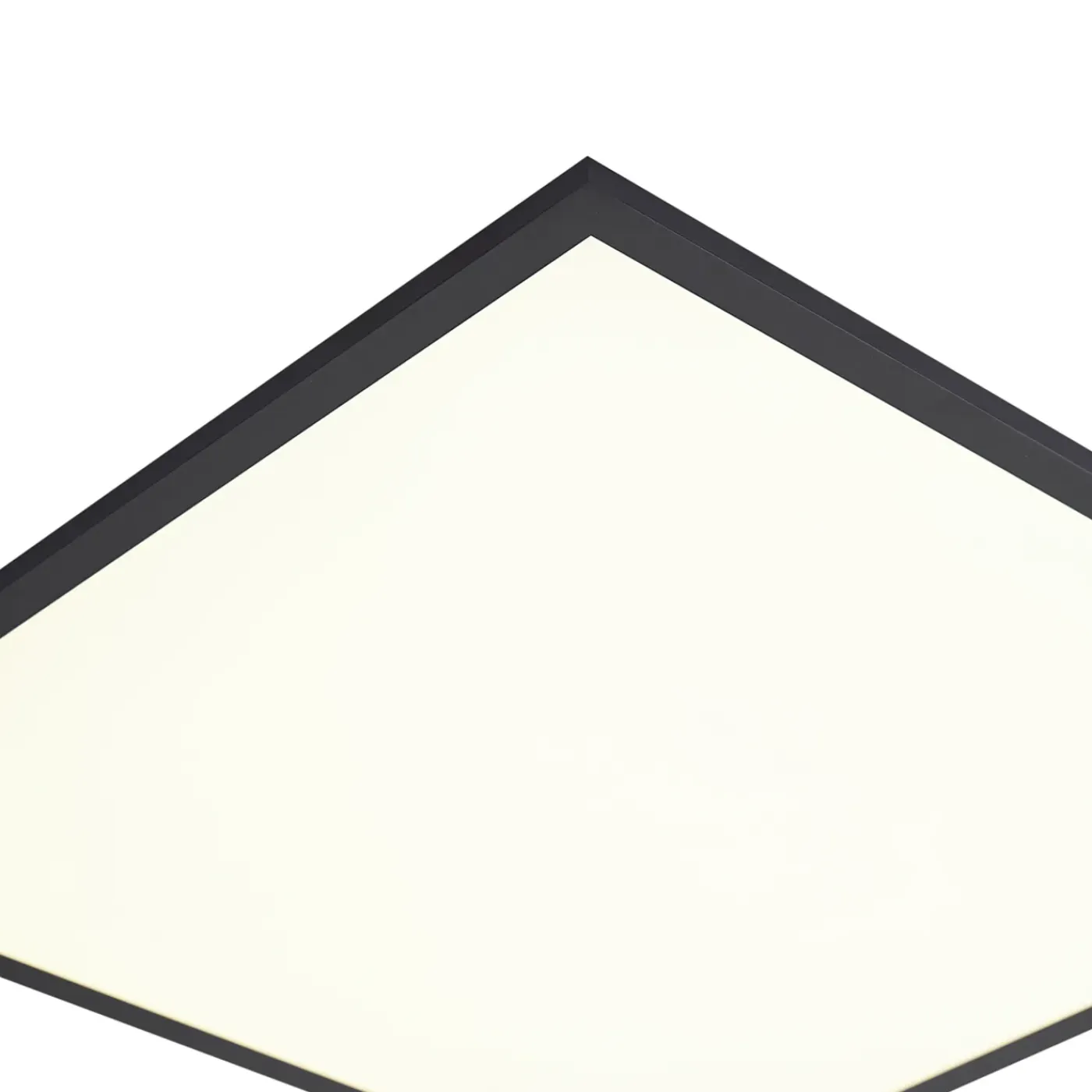 QAZQA Led Paneel Zwart Vierkant Incl. Led 3-staps Dimbaar - Reeves