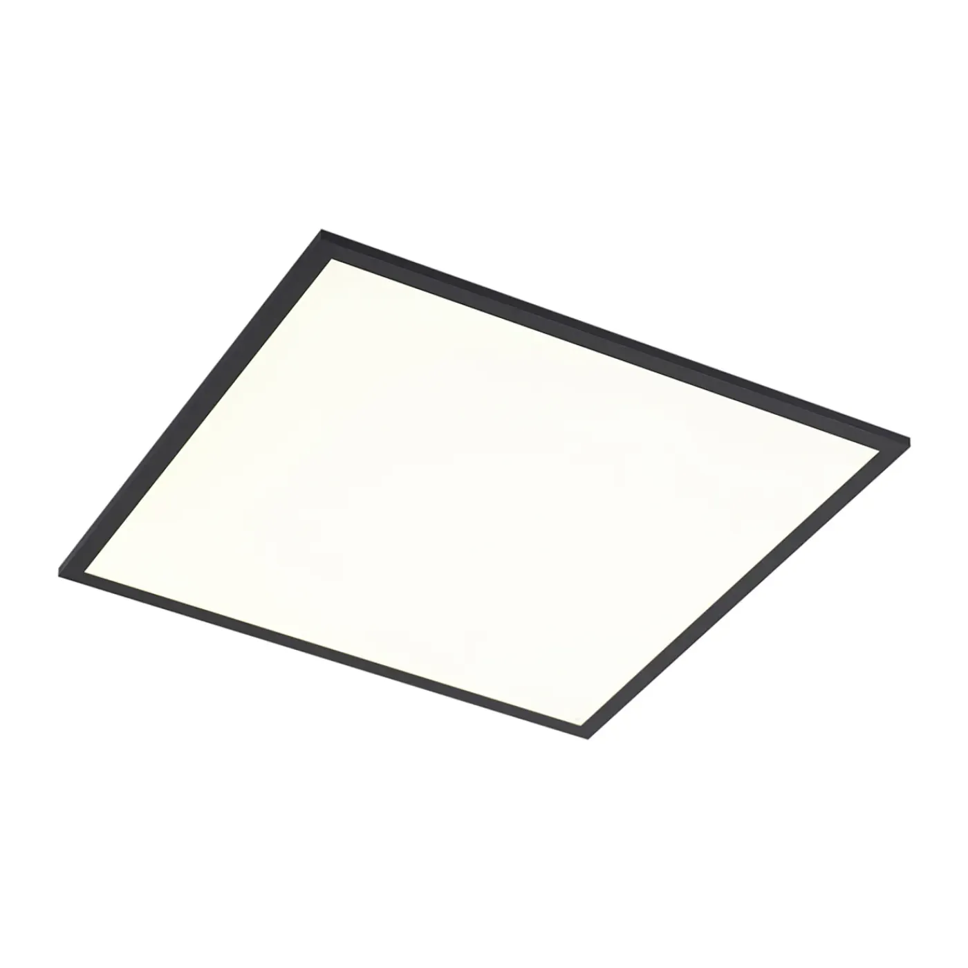 QAZQA Led Paneel Zwart Vierkant Incl. Led 3-staps Dimbaar - Reeves