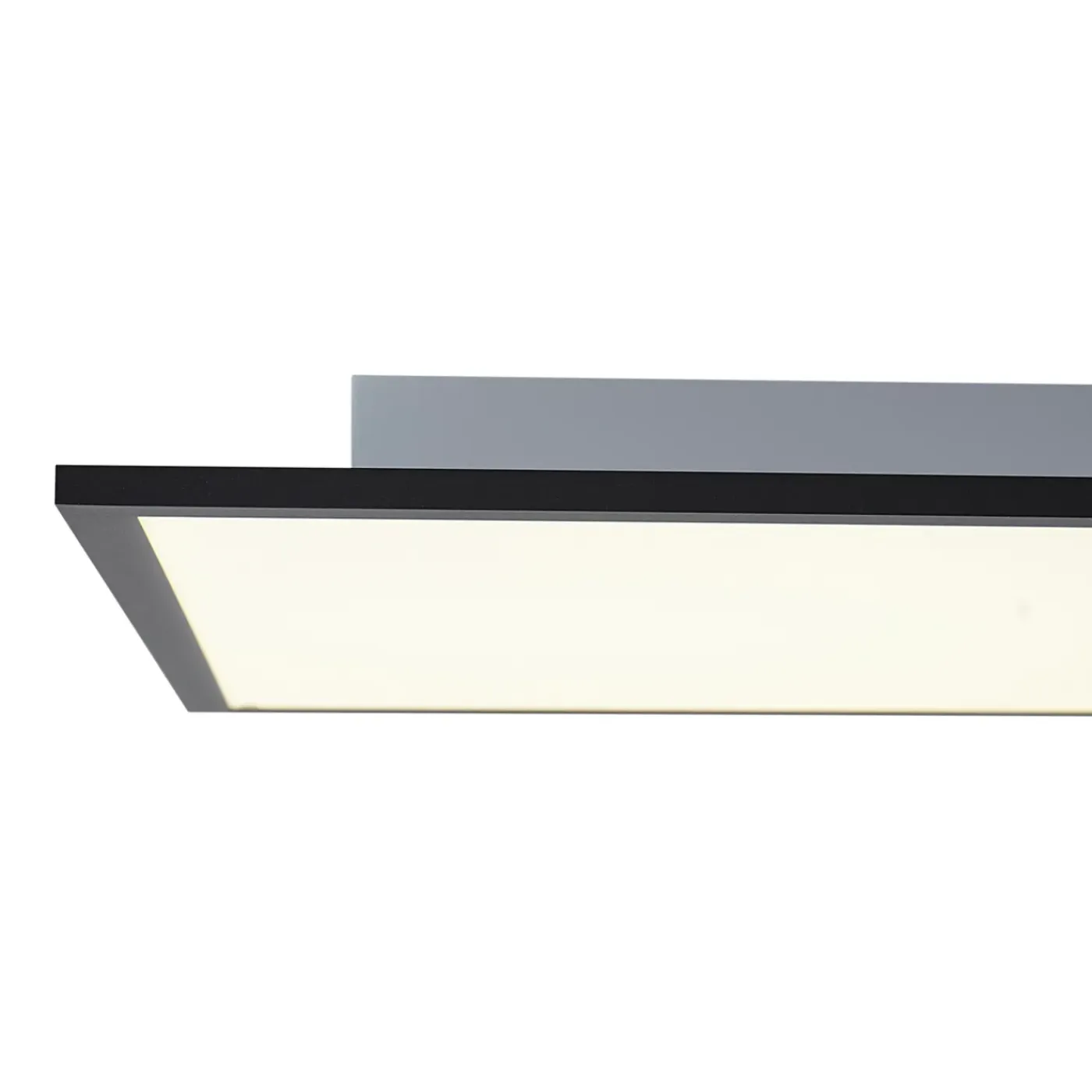 QAZQA Led Paneel Zwart Vierkant Incl. Led 3-staps Dimbaar - Reeves