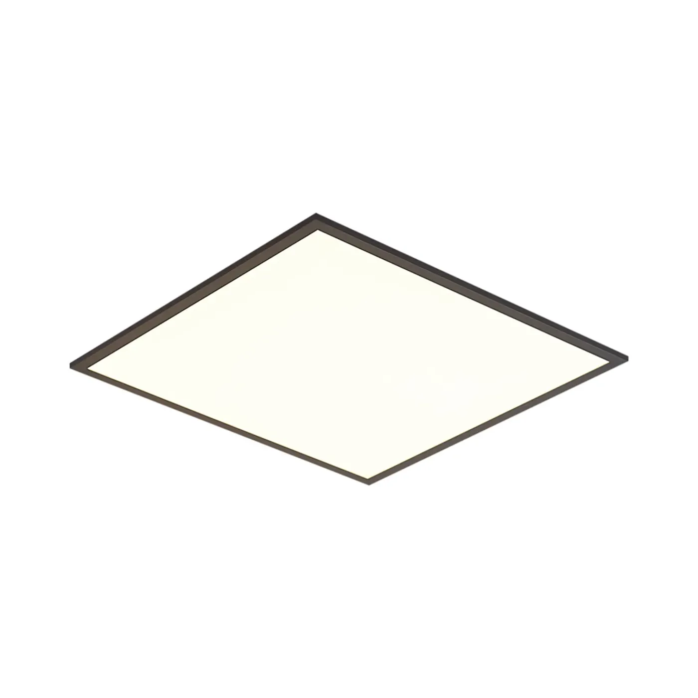 QAZQA Led Paneel Zwart Vierkant Incl. Led 3-staps Dimbaar - Reeves