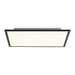 QAZQA Led Paneel Zwart Vierkant Incl. Led 3-staps Dimbaar - Reeves