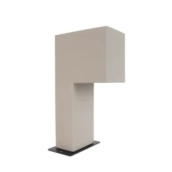 Qazqa Modern Buiten Paaltje Grijs 35cm Ip44 - Pompei