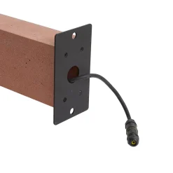 QAZQA Modern Buiten Paaltje Terracotta 65cm Ip44 - Pompei