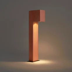 QAZQA Modern Buiten Paaltje Terracotta 65cm Ip44 - Pompei