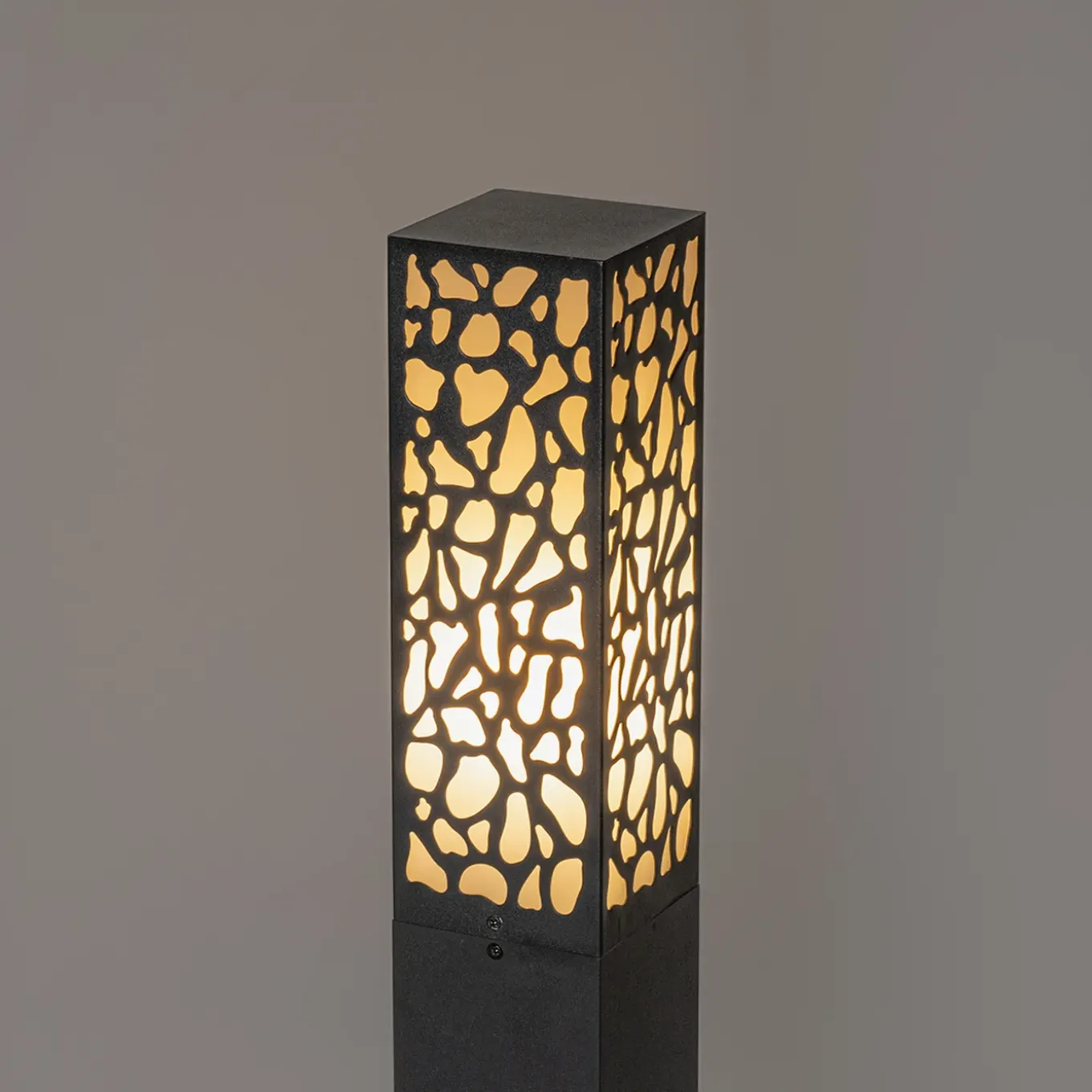 Qazqa Modern Buiten Paaltje Zwart 90 Cm Ip44 - Nicole