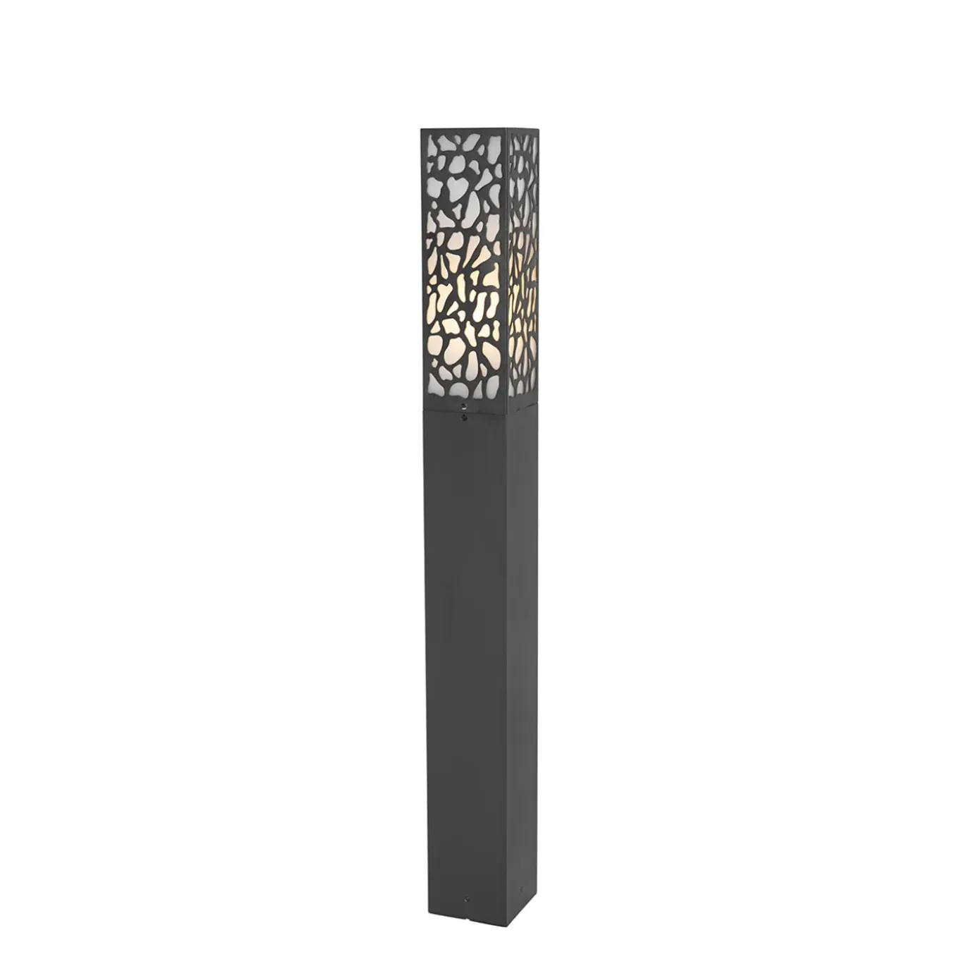 Qazqa Modern Buiten Paaltje Zwart 90 Cm Ip44 - Nicole