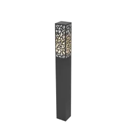 Qazqa Modern Buiten Paaltje Zwart 90 Cm Ip44 - Nicole