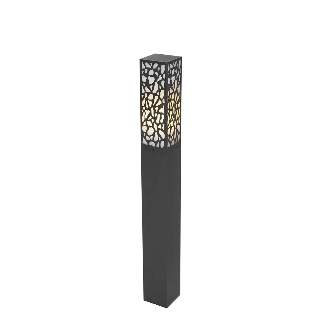 Qazqa Modern Buiten Paaltje Zwart 90 Cm Ip44 - Nicole