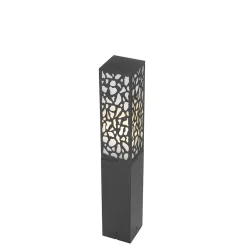 QAZQA Modern Buiten Paaltje Zwart 60 Cm Ip44 - Nicole