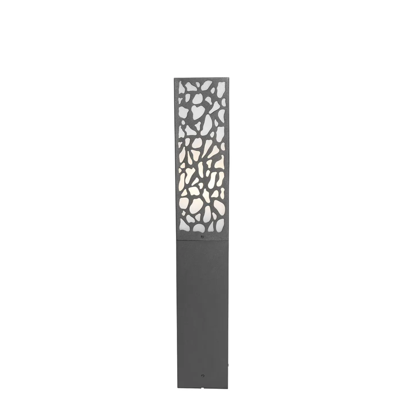 QAZQA Modern Buiten Paaltje Zwart 60 Cm Ip44 - Nicole