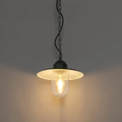 QAZQA Moderne Buiten Hanglamp Donkergroen Ip44 - Kansas