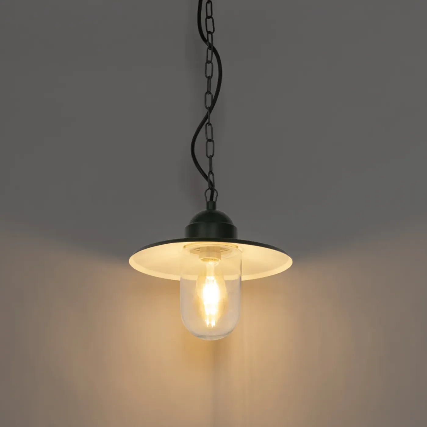 QAZQA Moderne Buiten Hanglamp Donkergroen Ip44 - Kansas