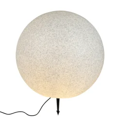 Qazqa Moderne Buitenlamp Grijs 77 Cm Ip65 - Nura
