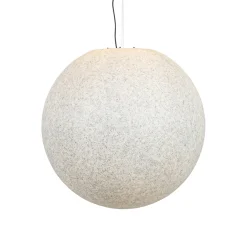 Qazqa Moderne Buitenlamp Grijs 77 Cm Ip65 - Nura