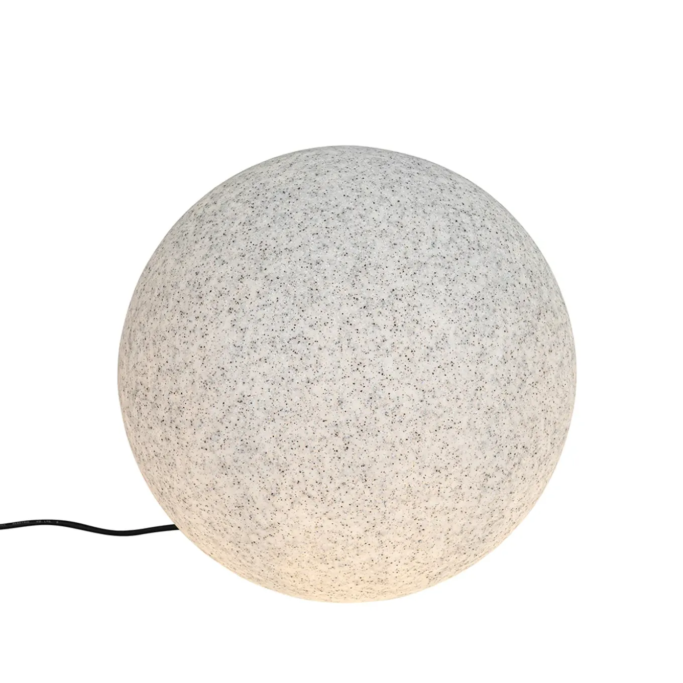 Qazqa Moderne Buitenlamp Grijs 45 Cm Ip65 - Nura