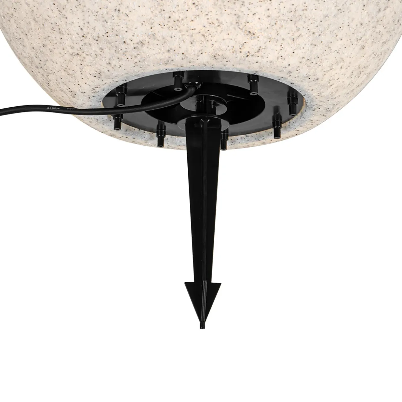 Qazqa Moderne Buitenlamp Grijs 45 Cm Ip65 - Nura