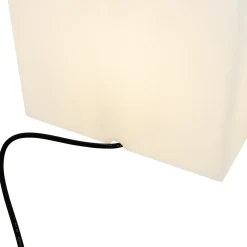 Qazqa Moderne Buitenlamp Wit 30 Cm Vierkant Ip44 - Nura