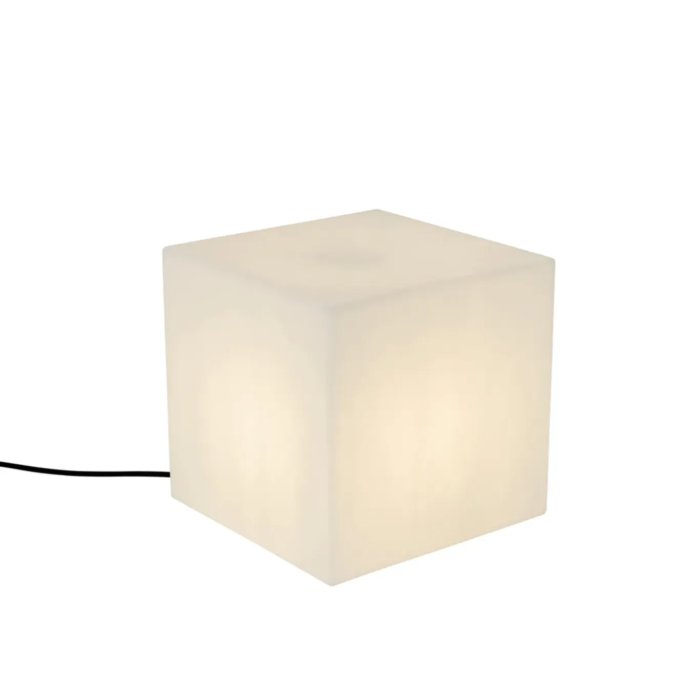 Qazqa Moderne Buitenlamp Wit 30 Cm Vierkant Ip44 - Nura